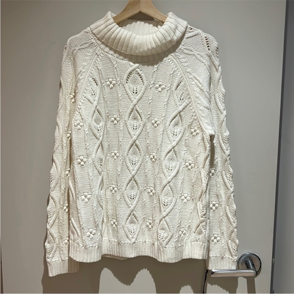 Cupcakes & Cashmere CowlNeck Sweater